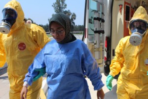 Osmaniye Devlet Hastanesi’nde Gerçeği Aratmayan KBRN Tatbikatı