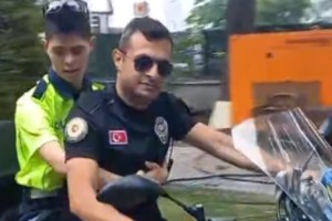 Osmaniye'de Polislerden Engellilere Motosikletli Sürprizi