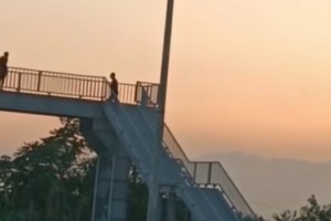 Toprakkale'de Üst Geçitte İntihar Girişimi Paniğe Neden Oldu