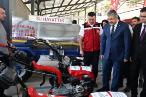 Bahçe’de Çiftçilere Hibe Desteğiyle Ekipman Dağıtıldı