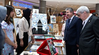 Kız Yurtlarında Üretilen Eserler Beğeni Topladı