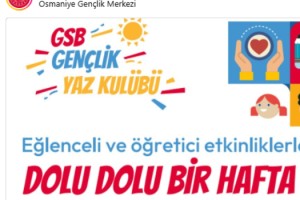 Osmaniye’de Gençlik Yaz Kulübü 30 Haziran’da Başlıyor