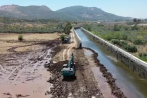 Patlayan Sulama Kanalına DSİ Ekipleri Müdehale Etti