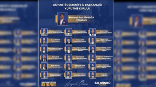 AK Parti Osmaniye İl Yönetiminde Yeni Yapılanma