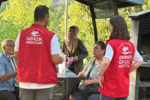 Gençler Orman Yangınlarına Karşı Vatandaşlara Broşür Dağıttı