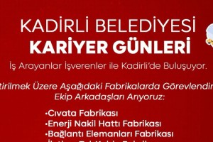 Kadirli’de Kariyer Günleri İş Arayanlarla İşvereni Buluşturuyor