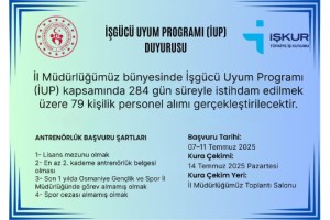 Osmaniye Gençlik Spor İl Müdürlüğü 79 Personel Alacak