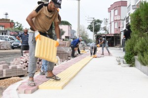 Osmaniye’de Alhanlı Caddesi Yepyeni Bir Görünüme Kavuşuyor