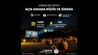 Yarbaşı’nda Açık Hava Sineması Keyfi Başladı