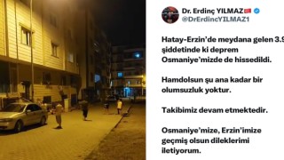 3.9 Büyüklüğünde Deprem: Osmaniye Sarsıldı