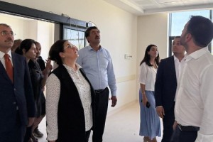 Derya Yanık ve Kaymakam Dolu’dan hastane ve yol denetimi