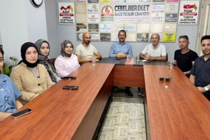 Kadirli Kaymakamı Erdinç Dolu, CGC’yi ziyaret etti, basınla buluştu