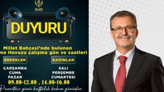 Millet Bahçesi’ndeki Yüzme Havuzu Kadın ve Erkeklere Açık