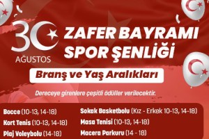 Osmaniye’de 30 Ağustos Zafer Spor Şenliği başlıyor