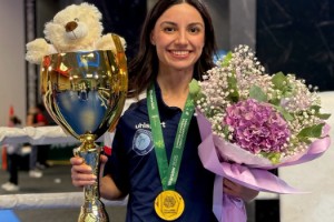 Osmaniyeli Aybüke Kılınç Avrupa’da Altın Madalya Kazandı