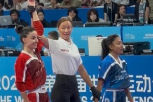 Osmaniyeli Milli Sporcu Aybüke dünya oyunlarında yarı finale çıktı