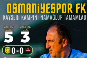 Osmaniyespor FK Hazırlık Maçlarında Yenilgi Görmedi