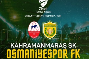 Osmaniyespor Ziraat Türkiye Kupası’nda Sahaya Çıkıyor