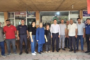 Toprakkale’de Kaymakam ve Başkan Esnaf Ziyaretinde