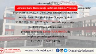 Ameliyathane Hemşireliği Sertifikalı Eğitim Programı Açıldı