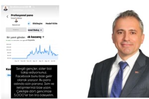 Başkan Çenet Sosyal Medya Gelirini Gençlere Dağıtacak