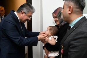 Gazi Mustafa Şahin, Gaziler Gününde Evinde Ziyaret Edildi