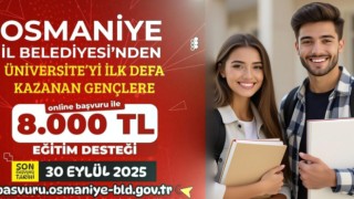 Osmaniye Belediyesi’nden Üniversiteli Gençlere Eğitim Desteği