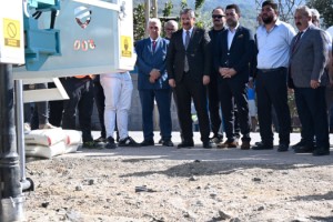 Osmaniye Valisi Yılmaz, Kayalı Köyünde sondajı başlattı