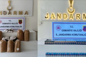Osmaniye’de Kaçak Sigara, Tütün ve Uyuşturucu Ele Geçirildi