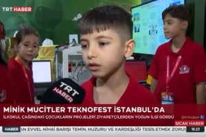 Osmaniyeli Öğrencilerin Deprem Projesi TRT Haberde