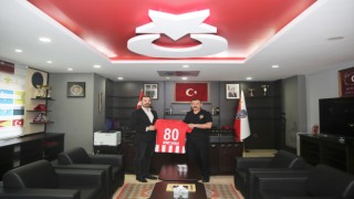Osmaniyespor FK’dan İl Emniyet Müdürü Sarıbuva’ya ziyaret