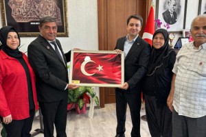 Şehit Ailelerinden Hassa Kaymakamı Safa Kahraman’a Ziyaret