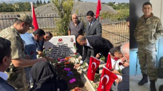 Şehit Sedat Yıldız Şehadetinin 9. yılında mezarı başında anıldı