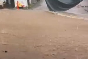 Zorkun Yaylası’nda Sağanak Yağmur Sele Neden Oldu