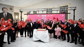 102. yıl resepsiyonunda Osmaniye protokolü buluştu