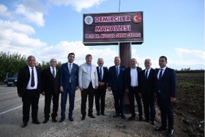 Göktürk Düğün Salonu ve Prof. Dr. Mustafa Gerek Caddesi Açıldı