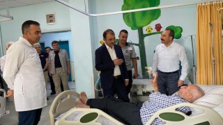 Kaymakamdan Hastalara Moral Ziyareti