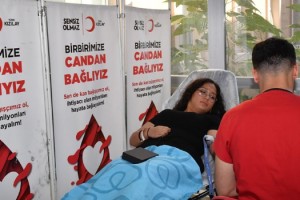 OKÜ’de Kızılay’ın Kan Bağışı Kampanyasına Yoğun İlgi