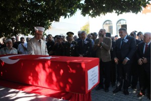 Osmaniye'de Kıbrıs gazisi son yolculuğuna uğurlandı