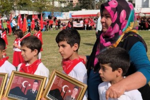 Şehit Aileleri Cumhuriyet Töreninde Gözyaşlarını Tutamadı