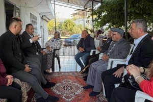 Toprakkale’de MHP’den kapı kapı gönül ziyareti