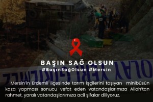 Vali Yılmaz’dan Mersin'deki Trafik Kazası İçin Taziye Mesajı