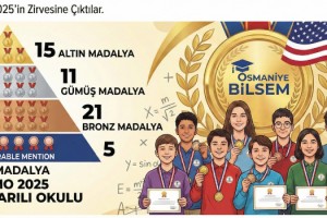 Osmaniye BİLSEM, Matematik Olimpiyatlarında 52 Madalya ile Türkiye’nin Zirvesinde