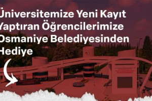 OKÜ’ye Yeni Kayıt Yaptıran Öğrencilere Belediyeden Spor Malzemesi Hediyesi