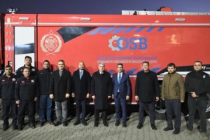 Osmaniye OSB’ye 20 Tonluk Yeni İtfaiye Aracı