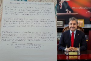 Osmaniye Valisi Dr. Erdinç Yılmaz’a Fatma Teyze’den Duygusal Mektup
