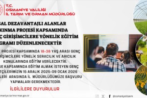 Osmaniye’de Genç Girişimcilere Yönelik Eğitim Programı Düzenlenecek