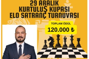 Toprakkale’de 29 Aralık’ta Satranç Turnuvası: Toplam 120 Bin TL Dağıtılacak