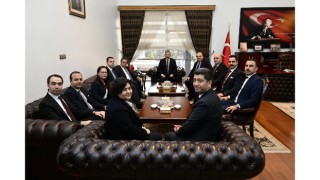 Vali Erdinç Yılmaz HSK Üyelerini Kabul Etti