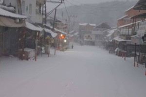 Zorkun Yaylası Osmaniye’de Yılın Son Günlerinde Beyaza Büründü